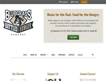 Tablet Screenshot of bluegrassbattleshunger.com